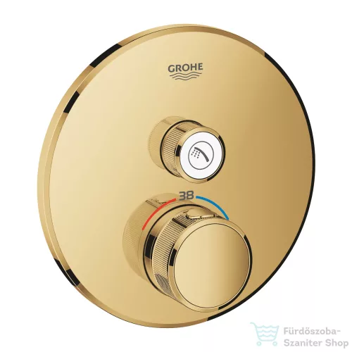 Grohe Grohtherm SmartControl termosztátos falsík alatti csaptelep 1 fogysztóhoz,Cool Sunrise 29118GL0