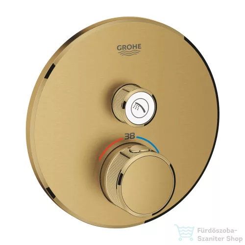 Grohe Grohtherm SmartControl termosztátos falsík alatti csaptelep 1 fogysztóhoz,Brushed Cool Sunrise 29118GN0