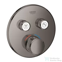   GROHE Grohtherm SmartControl falsík alatti termosztátos csaptelep 2 fogyasztóhoz,belső egység nélkül,Hard Graphite 29119A00