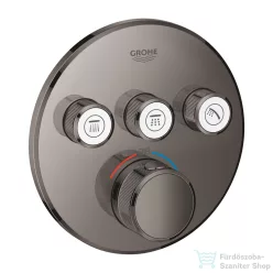   Grohe GROHTHERM Smartcontrol falsík alatti termosztátos kád/zuhany csaptelep,Hard Graphite 29121A00