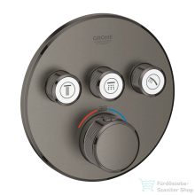   Grohe GROHTHERM Smartcontrol falsík alatti termosztátos kád/zuhany csaptelep,Brushed Hard Graphite 29121AL0