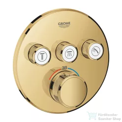   Grohe GROHTHERM Smartcontrol falsík alatti termosztátos kád/zuhany csaptelep,Cool Sunrise 29121GL0