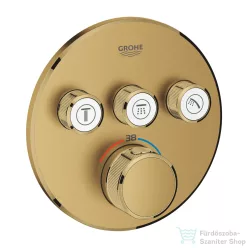   Grohe GROHTHERM Smartcontrol falsík alatti termosztátos kád/zuhany csaptelep,Brushed Cool Sunrise 29121GN0