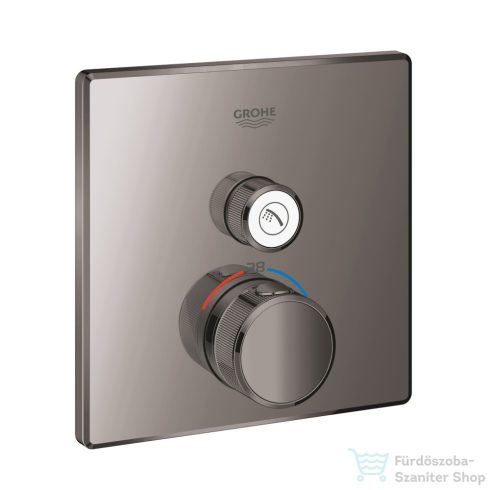 GROHE Grohtherm SmartControl falsík alatti termosztátos csaptelep 1 fogyasztóhoz,belső egység nélkül,Hard Graphite 29123A00