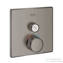  GROHE Grohtherm SmartControl falsík alatti termosztátos csaptelep 1 fogyasztóhoz,belső egység nélkül, Brushed Hard Graphite 29123AL0