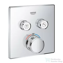   GROHE Grohtherm SmartControl termosztátos falsík alatti csaptelep 2 fogyasztóra, króm 29124000