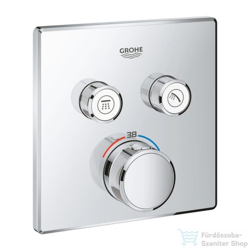 GROHE Grohtherm SmartControl termosztátos falsík alatti csaptelep 2 fogyasztóra, króm 29124000