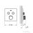 GROHE Grohtherm SmartControl termosztátos falsík alatti csaptelep 2 fogyasztóra, króm 29124000