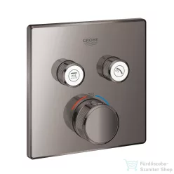   GROHE Grohtherm SmartControl falsík alatti termosztátos csaptelep 2 fogyasztóhoz,belső egység nélkül,Hard Graphite 29124A00