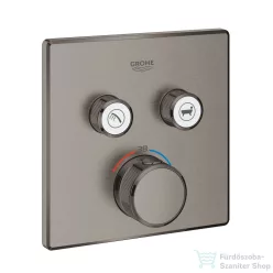   GROHE Grohtherm SmartControl falsík alatti termosztátos csaptelep 2 fogyasztóhoz,belső egység nélkül,Brushed Hard Graphite 29124AL0