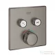 GROHE Grohtherm SmartControl falsík alatti termosztátos csaptelep 2 fogyasztóhoz,belső egység nélkül,Brushed Hard Graphite 29124AL0