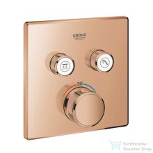   GROHE Grohtherm SmartControl falsík alatti termosztátos csaptelep 2 fogyasztóhoz,belső egység nélkül,Warm Sunset 29124DA0