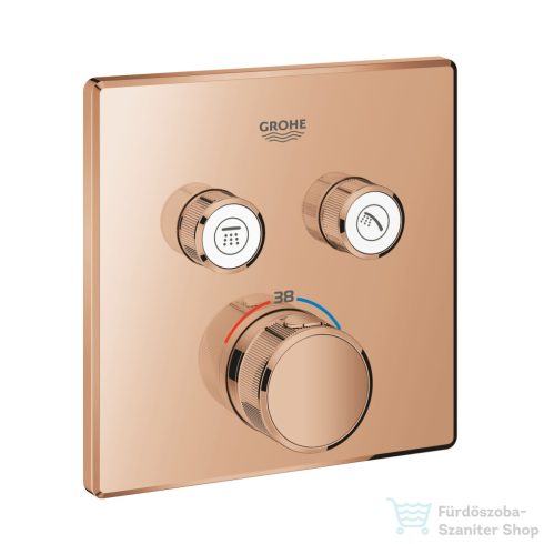 GROHE Grohtherm SmartControl falsík alatti termosztátos csaptelep 2 fogyasztóhoz,belső egység nélkül,Warm Sunset 29124DA0