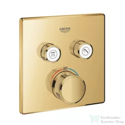   GROHE Grohtherm SmartControl falsík alatti termosztátos csaptelep 2 fogyasztóhoz,belső egység nélkül,Cool Sunrise 29124GL0