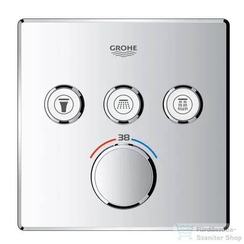 Grohe Grohtherm SmartControl termosztátos színkészlet, króm 29126000