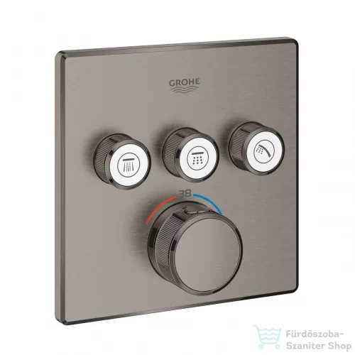 Grohe Grohtherm SmartControl termosztátos színkészlet, matt hard grafit 29126AL0