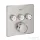 Grohe Grohtherm SmartControl termosztátos falsík alatti színkészlet 3 fogysztóhoz,Supersteel 29126DC0