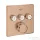 Grohe Grohtherm SmartControl termosztátos falsík alatti színkészlet 3 fogysztóhoz,Brushed Warm Sunset 29126DL0