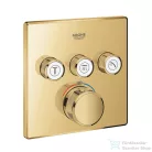 Grohe Grohtherm SmartControl termosztátos falsík alatti színkészlet 3 fogysztóhoz,Cool Sunrise 29126GL0