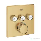 Grohe Grohtherm SmartControl termosztátos falsík alatti színkészlet 3 fogysztóhoz,Brushed Cool Sunrise 29126GN0