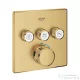 Grohe Grohtherm SmartControl termosztátos falsík alatti színkészlet 3 fogysztóhoz,Brushed Cool Sunrise 29126GN0