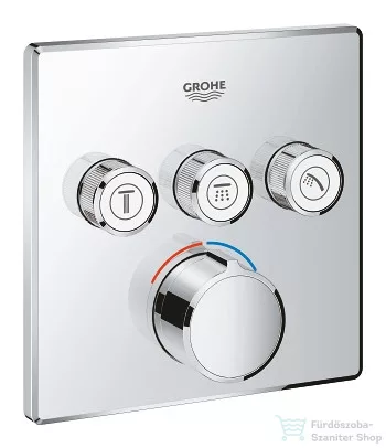 Grohe SmartControl falsík alatti csaptelep 3 fogyasztóhoz, króm 29149000