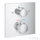 Grohe ALLURE falsík alatti termosztátos csaptelep 2 fogyasztóhoz,Króm 29181002