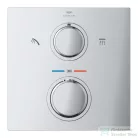 Grohe ALLURE falsík alatti termosztátos csaptelep 2 fogyasztóhoz,Króm 29181002