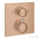 Grohe ALLURE falsík alatti termosztátos csaptelep 2 fogyasztóhoz,Brushed Warm Sunset 29181DL2