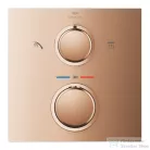 Grohe ALLURE falsík alatti termosztátos csaptelep 2 fogyasztóhoz,Brushed Warm Sunset 29181DL2