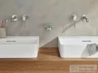 Grohe Essence New falsík alatti mosdó csaptelep 18,3 cm-es kifolyóval,leeresztő és belső egység nélkül,Supersteel 29192DC1