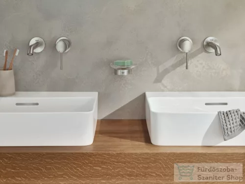 Grohe Essence New falsík alatti mosdó csaptelep 18,3 cm-es kifolyóval,leeresztő és belső egység nélkül,Supersteel 29192DC1