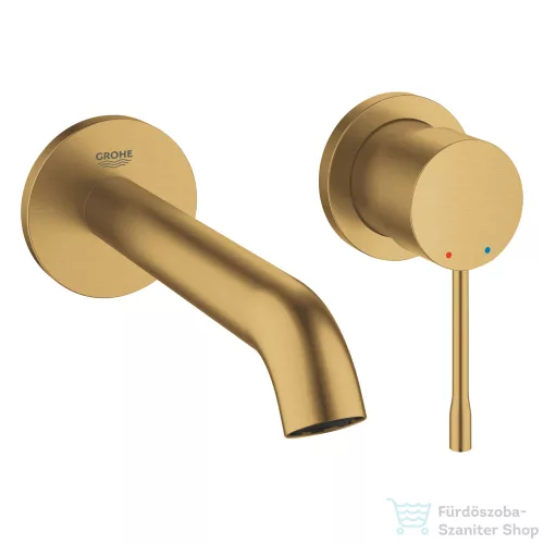 Grohe Essence New falsík alatti mosdó csaptelep 18,3 cm-es kifolyóval,leeresztő és belső egység nélkül,Brushed Cool Sunrise 29192GN1