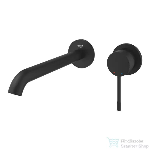 Grohe Essence New falsík alatti mosdó csaptelep 23 cm-es kifolyóval,leeresztő és belső egység nélkül,phantom black 29193KF1