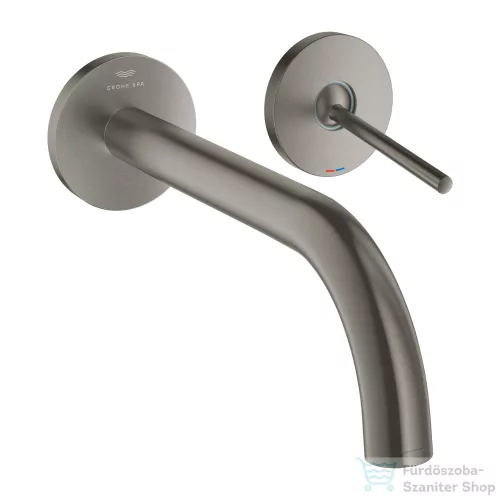 Grohe ATRIO falsík alatti mosdó csaptelep 22,1 cm-es kifolyóval,leeresztő és belső egység nélkül,Brushed Hard Graphite 29406AL0