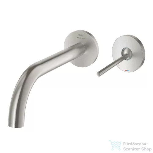 Grohe ATRIO falsík alatti mosdó csaptelep 22,1 cm-es kifolyóval,leeresztő és belső egység nélkül,Supersteel 29406DC0