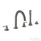 Grohe ATRIO 5 üléses kádtöltő csaptelep zuhanyszettel,alaptest nélkül,Brushed Hard Graphite 29407AL0