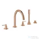 Grohe ATRIO 5 üléses kádtöltő csaptelep zuhanyszettel,alaptest nélkül,Warm Sunset 29407DA0