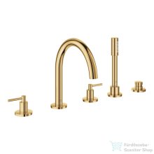   Grohe ATRIO 5 üléses kádtöltő csaptelep zuhanyszettel,alaptest nélkül,Cool Sunrise 29407GL0