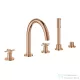 Grohe ATRIO 5 üléses kádtöltő csaptelep zuhanyszettel,alaptest nélkül,Warm Sunset 29408DA0
