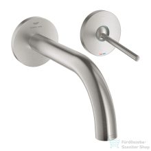   Grohe ATRIO falsík alatti mosdó csaptelep 18,5 cm-es kifolyóval,leeresztő és belső egység nélkül,Supersteel 29410DC0