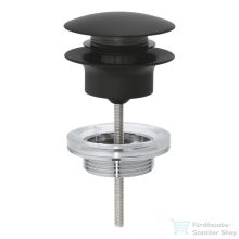   Grohe leeresztő szett push-open (túlfolyós mosdókagylóhoz),phantom black 29510KF0