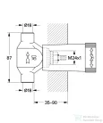 Grohe csempeszelep alsó rész, 3/4″ 29803000