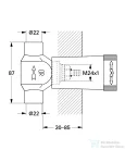 Grohe csempeszelep alsó rész, 3/4″ 29804000