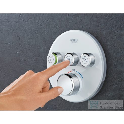 Grohe Grohtherm SmartControl termosztátos színkészlet, fehér üveg 29904LS0