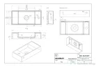 Marmy AXEL 46x22 balos öntött márvány mosdó