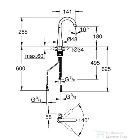 Grohe ZEDRA EGYVIZES KONYHAI CSAPTELEP SZŰRŐ FUNKCIÓVAL matt szuperacél 30026DC2