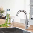 Grohe ZEDRA EGYVIZES KONYHAI CSAPTELEP SZŰRŐ FUNKCIÓVAL matt szuperacél 30026DC2