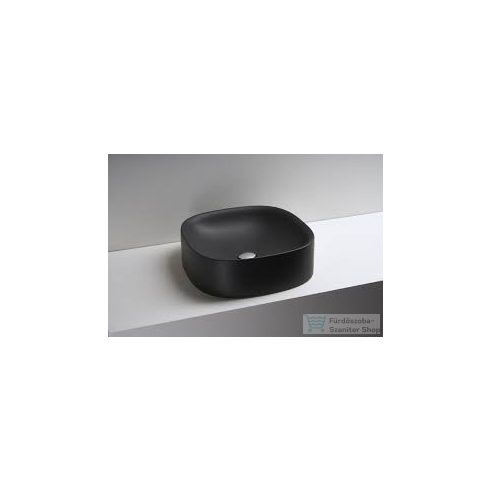 AXA Wild 45x45 pultra ültethető mosdó, matt fekete 3008007