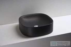 AXA Wild 45x45 pultra ültethető mosdó, matt fekete 3008007